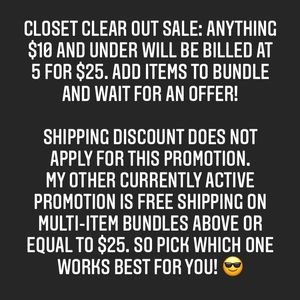 New and Current promotions!